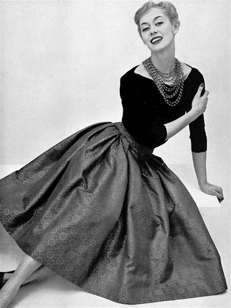 avril dress christina dior 1955|1950s christian Dior dresses.